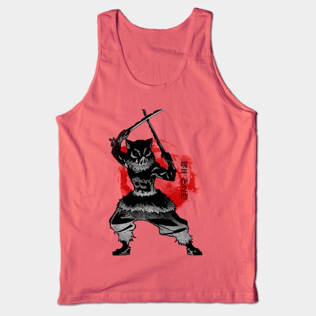 Crimson Boar Tank Top by FanFreak